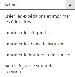 Mass actions Mondial Relay